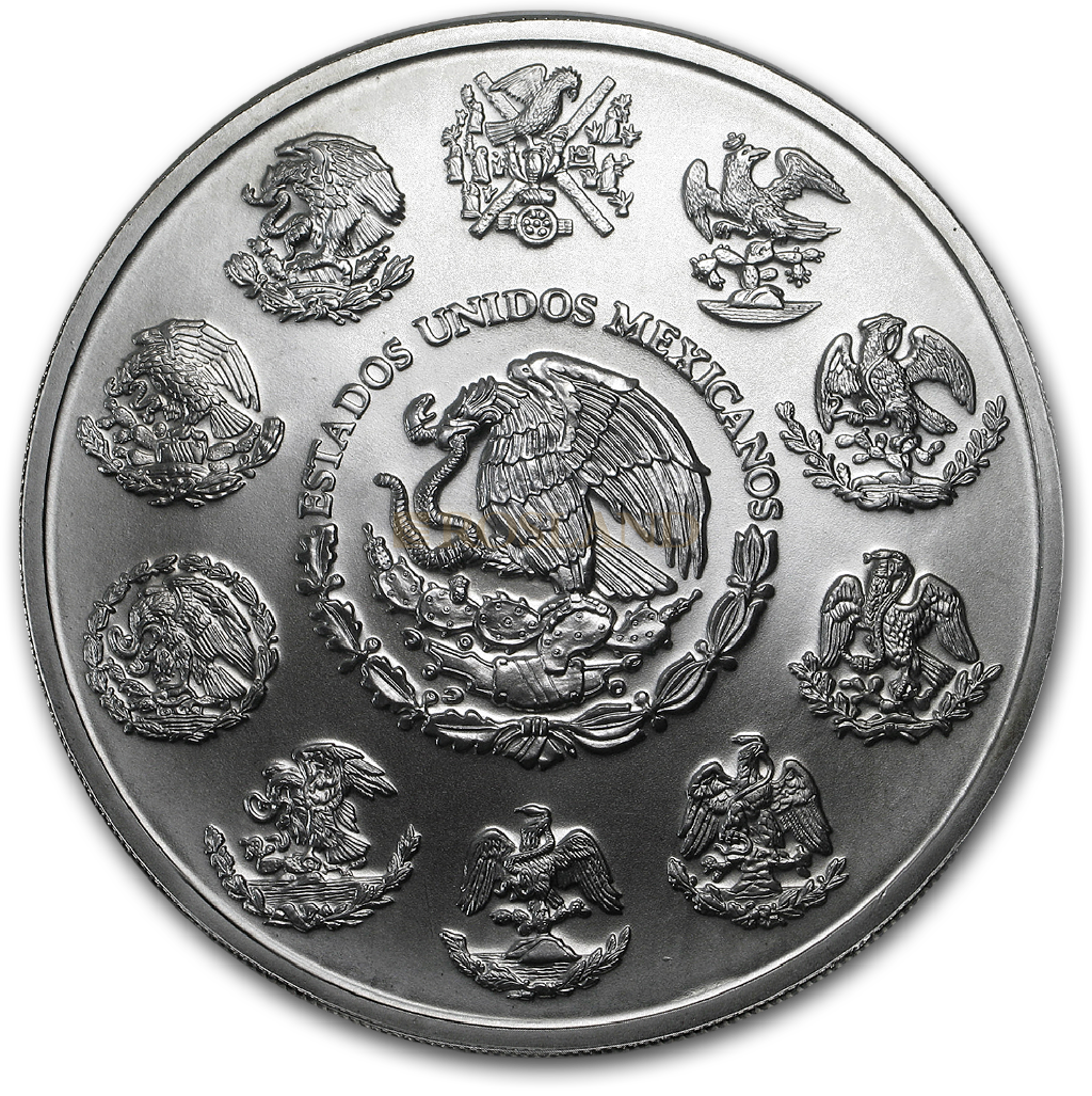 5 Unzen Silbermünze Mexican Libertad 2007