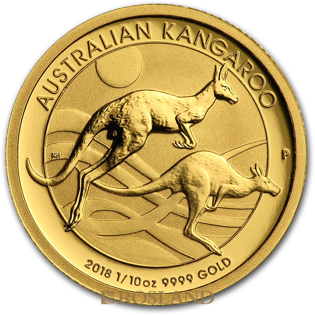 1/10 Unze Goldmünze Australien Känguru 2018