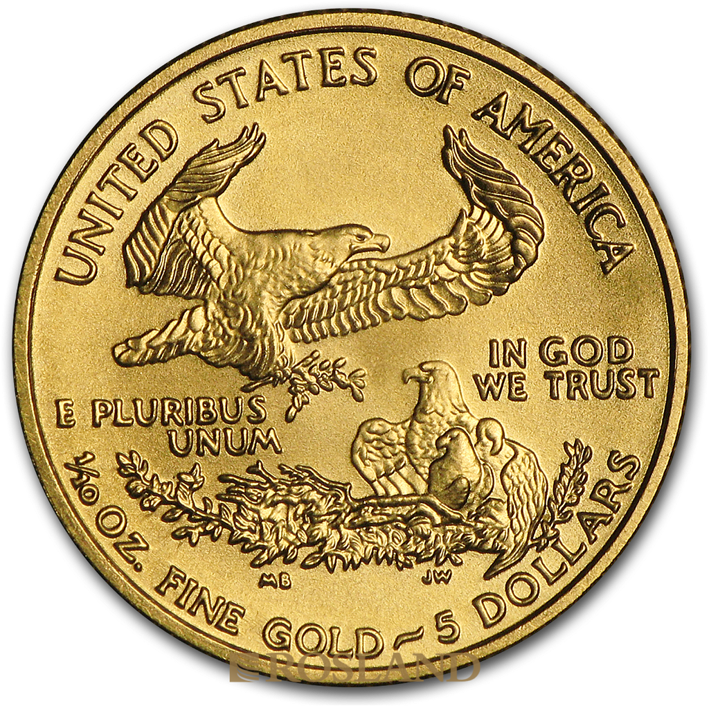 1/10 Unze Goldmünze American Eagle 2008
