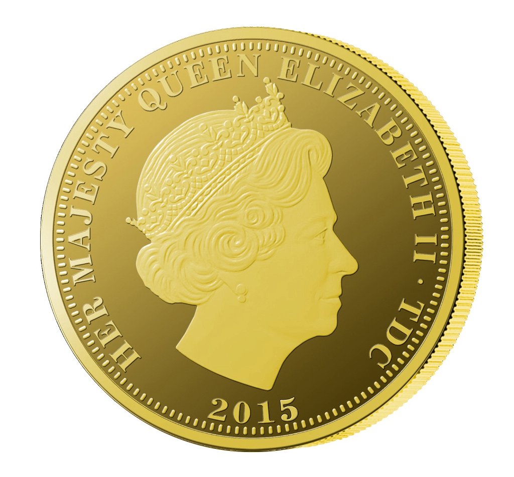 1 Sovereign Goldmünze St. Georg und der Drache 2015
