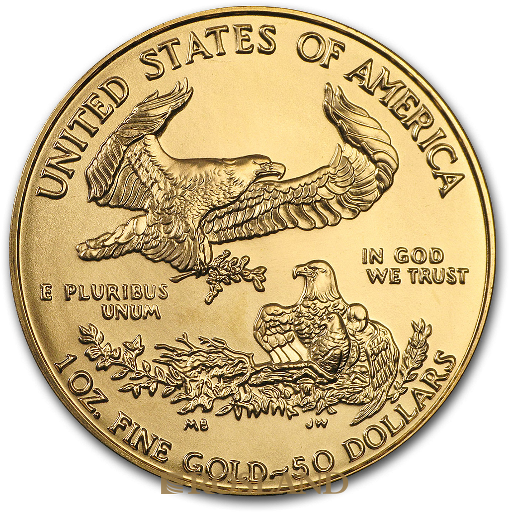 1 Unze Goldmünze American Eagle 1996