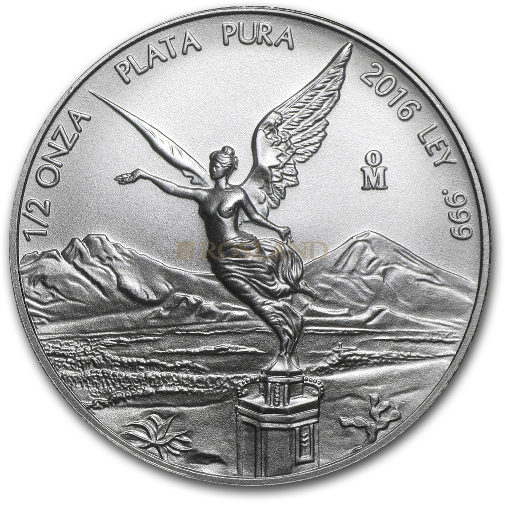 1/2 Unzen Silbermünze Mexican Libertad 2016
