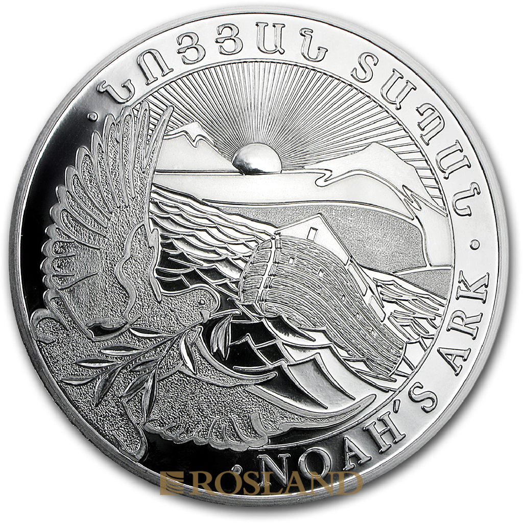 1 Kilogramm Silbermünze Armenien Arche Noah 2016