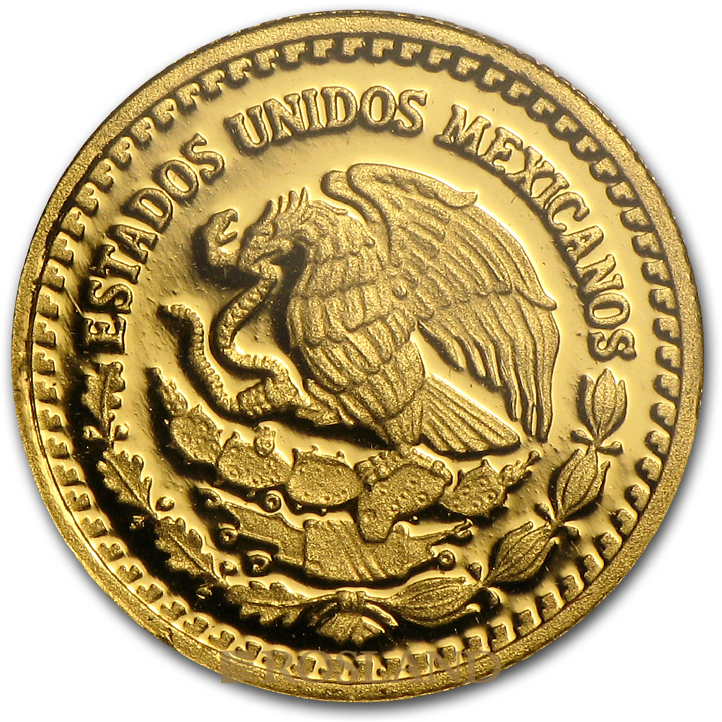 1,9 Unzen 5 Goldmünzen Set Mexican Libertad 2014 PP (Box, Zertifikat)