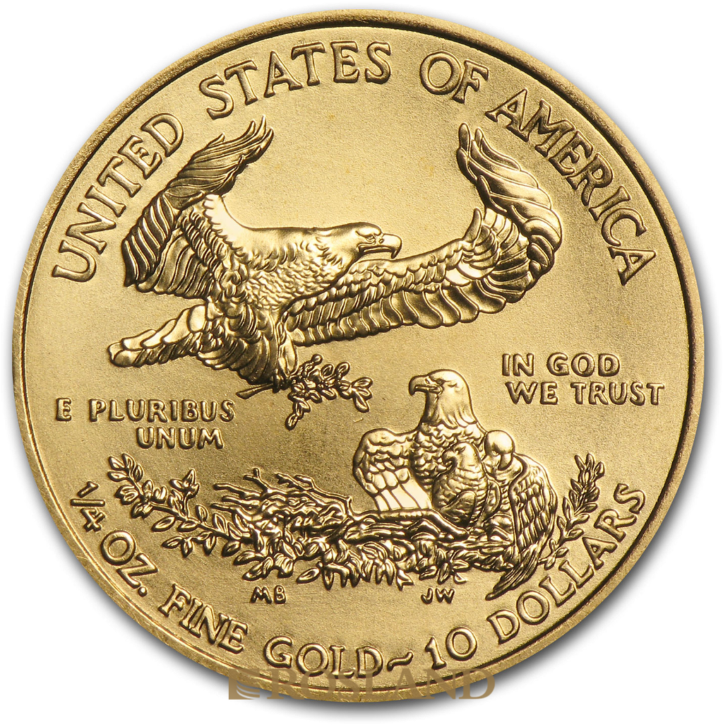 1/4 Unze Goldmünze American Eagle 2017