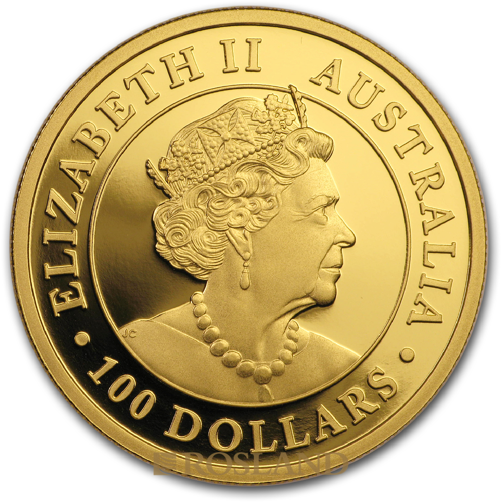 1 Unze Goldmünze Perth Mint Drache 2019 PP (Box, Zertifikat)