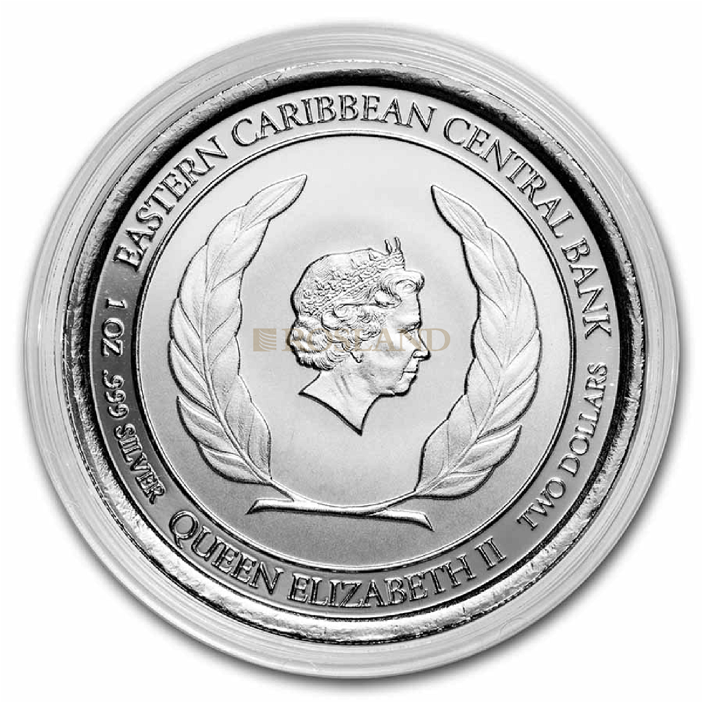1 Unze Silbermünze EC8 Anguilla Coat of Arms 2020