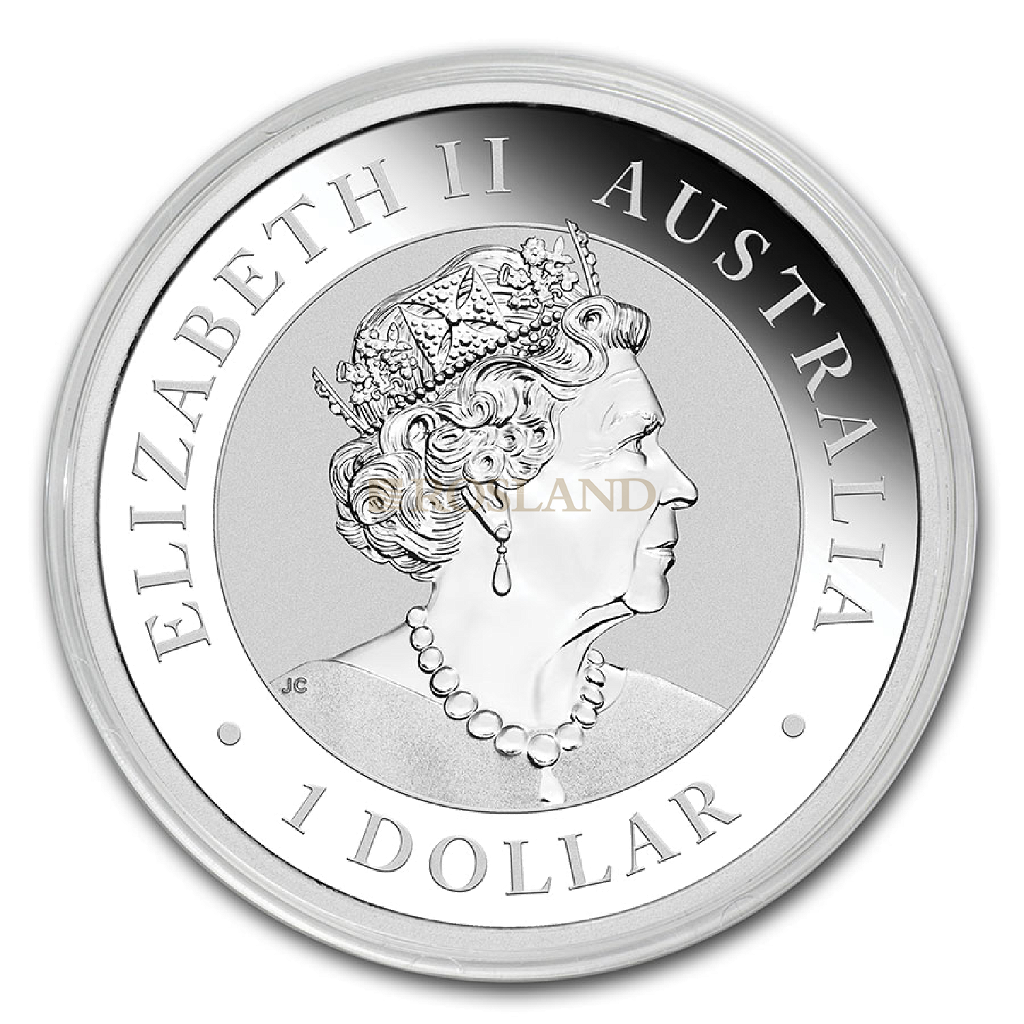 1 Unze Silbermünze Kookaburra - 30 Jahre Jubiläum 2021