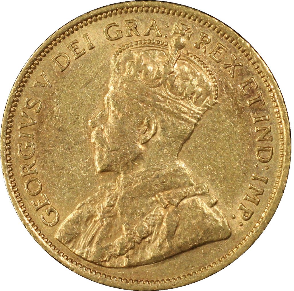 Canada Hoard $5 George V 1912-1914
