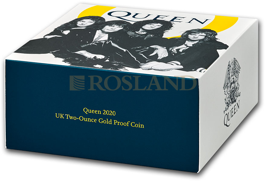 1 Unze Goldmünze GB Musiklegenden - Queen 2020 PP (Box, Zertifikat)