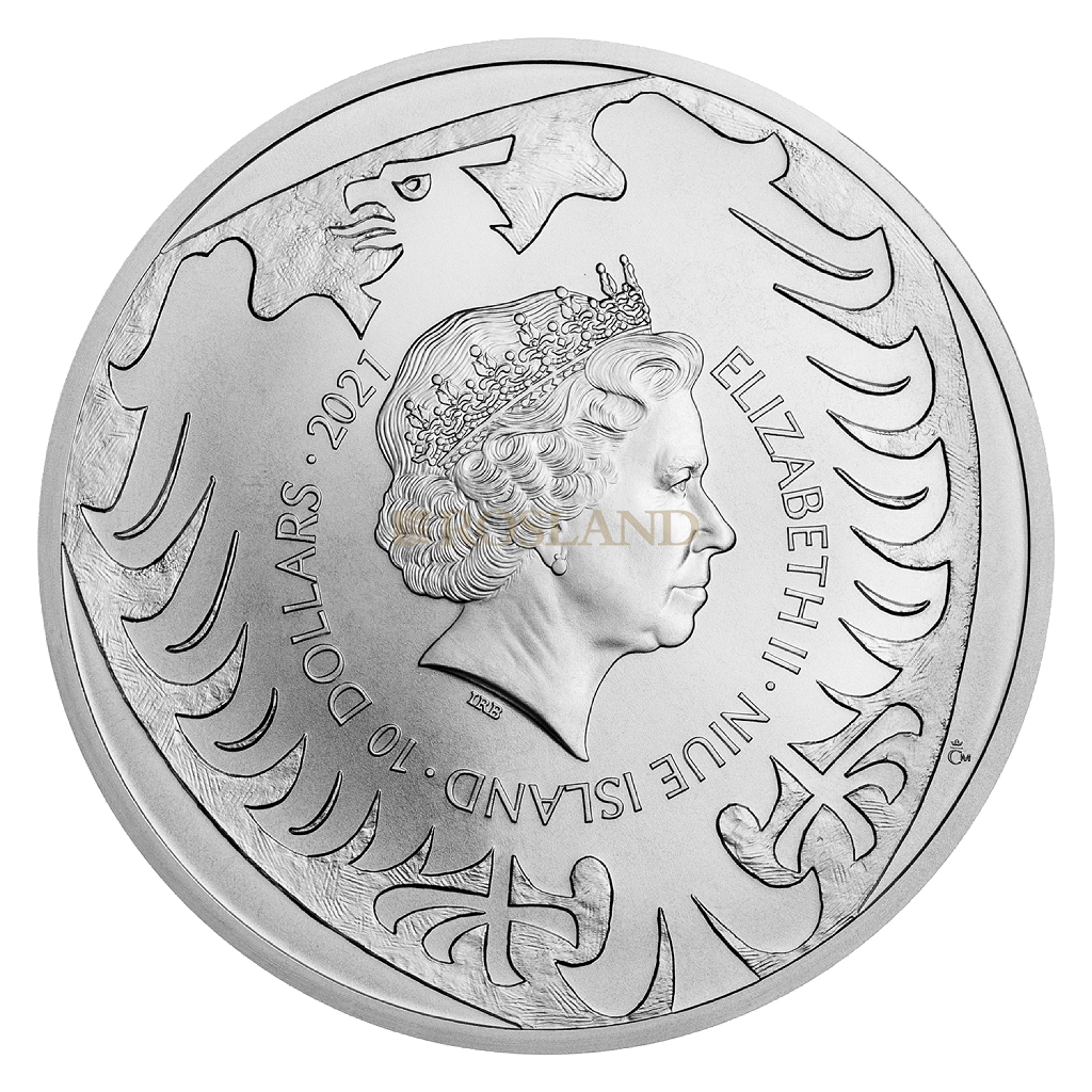 5 Unzen Silbermünze Tschechischer Löwe 2021