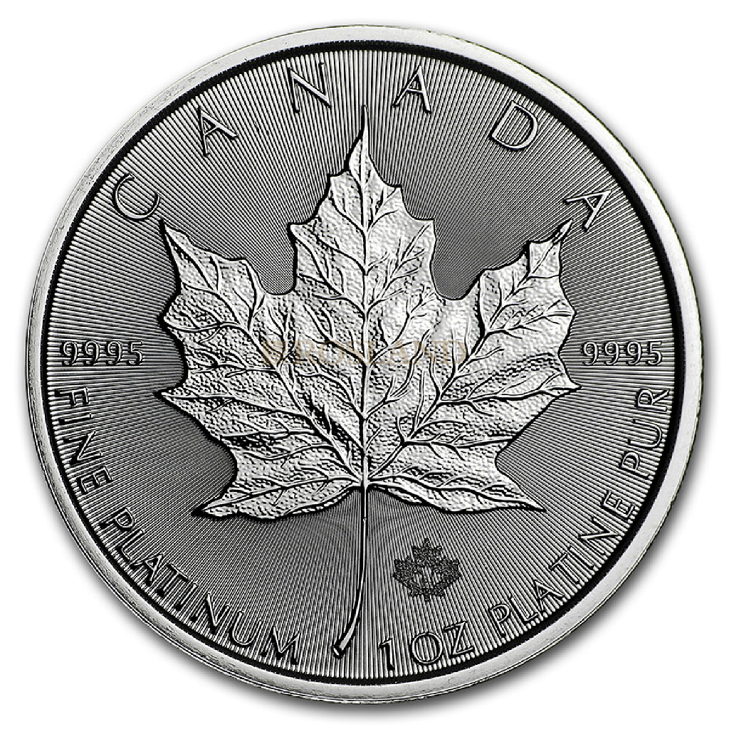 1 Unze Platinmünze Kanada Maple Leaf 2021
