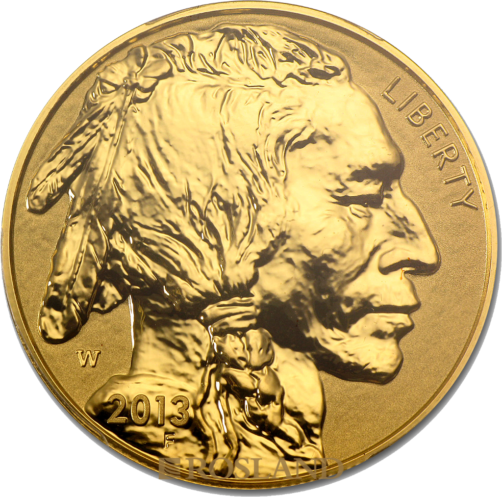 1 Unze Goldmünze American Buffalo 100 Jahre 2013 PP PCGS PR-70 (FS)