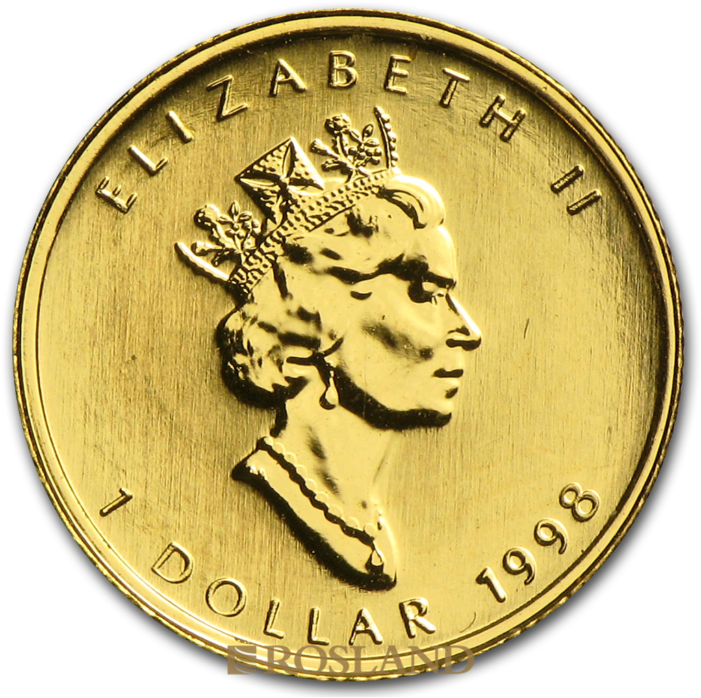 1/20 Unze Goldmünze Kanada Maple Leaf 1998