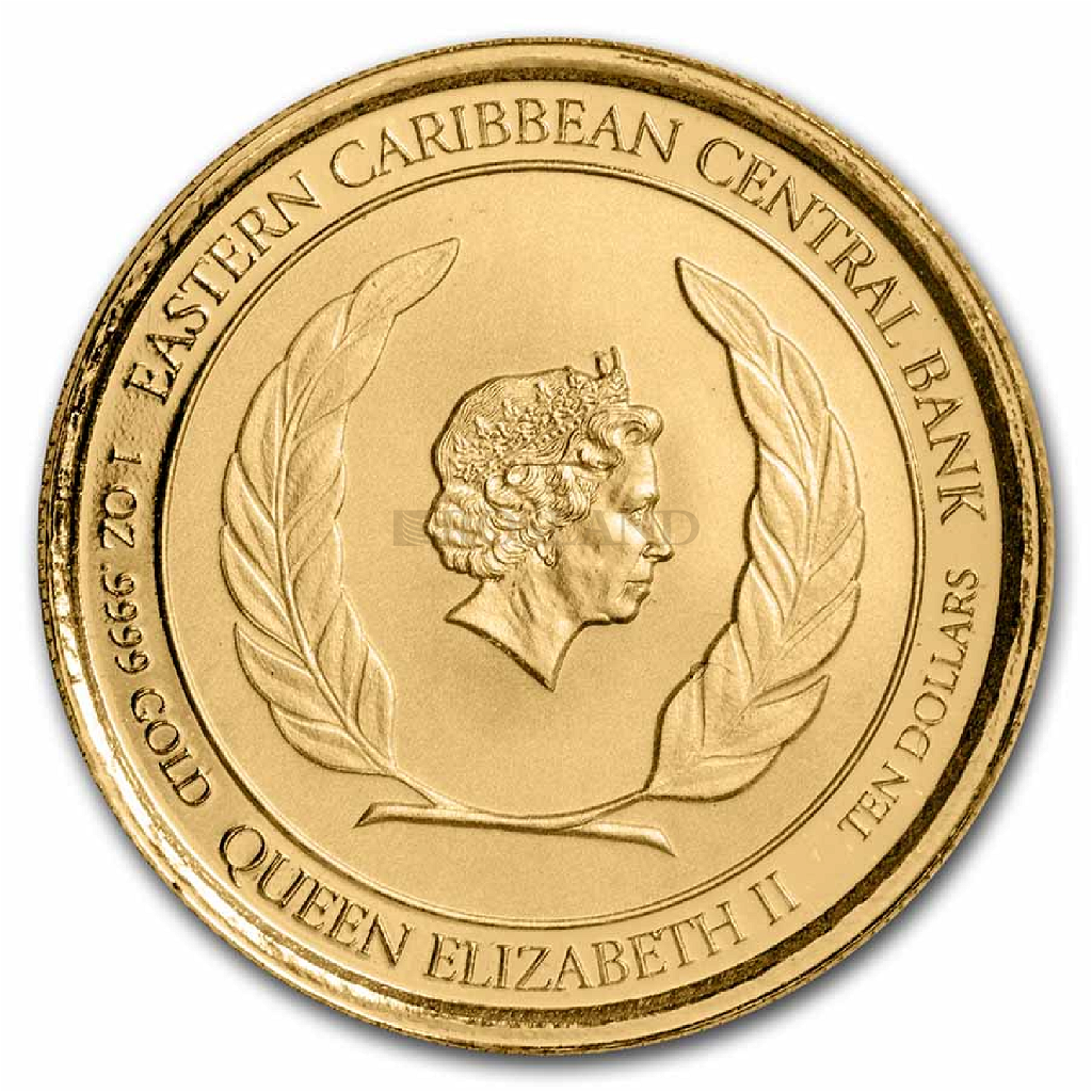 1 Unze Goldmünze EC8 Antigua & Barbuda Frigatebird 2021 (Blister, Zertifikat)