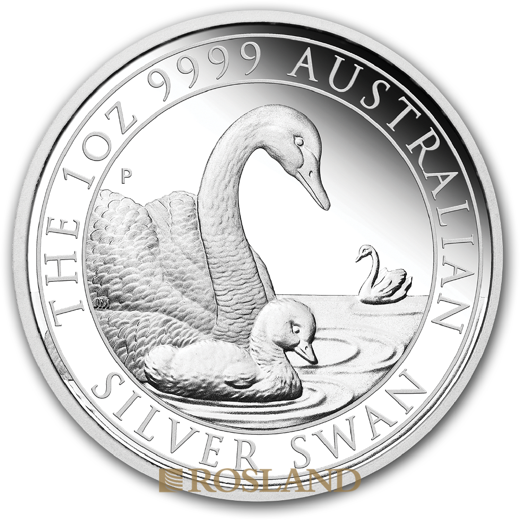 1 Unze Silbermünze Australien Schwan 2019 PP (Box, Zertifikat)