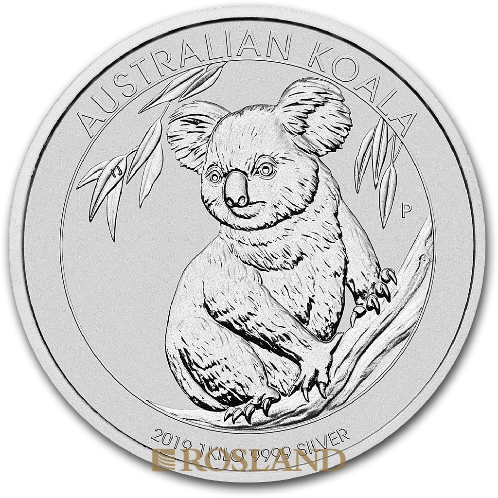 1 Kilogramm Silbermünze Koala 2019