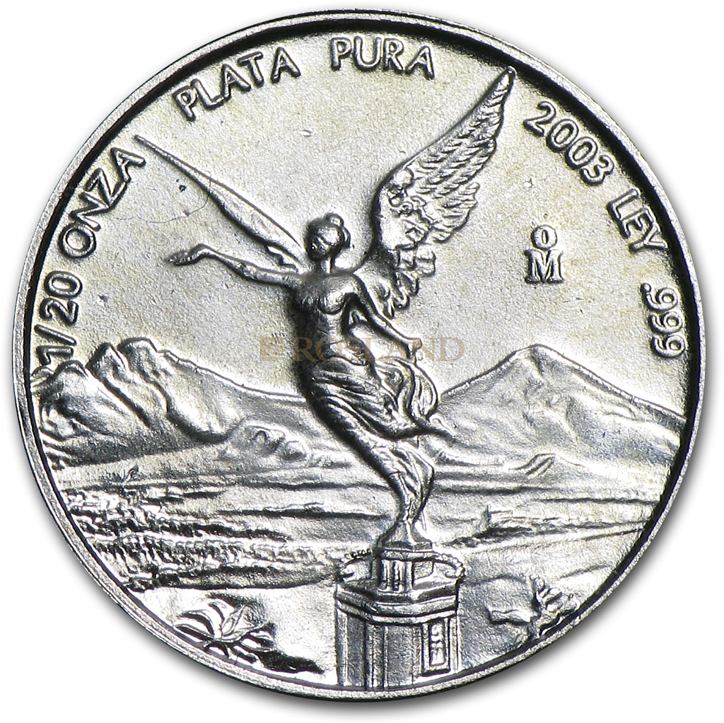 1/20 Unze Silbermünze Mexican Libertad 2003
