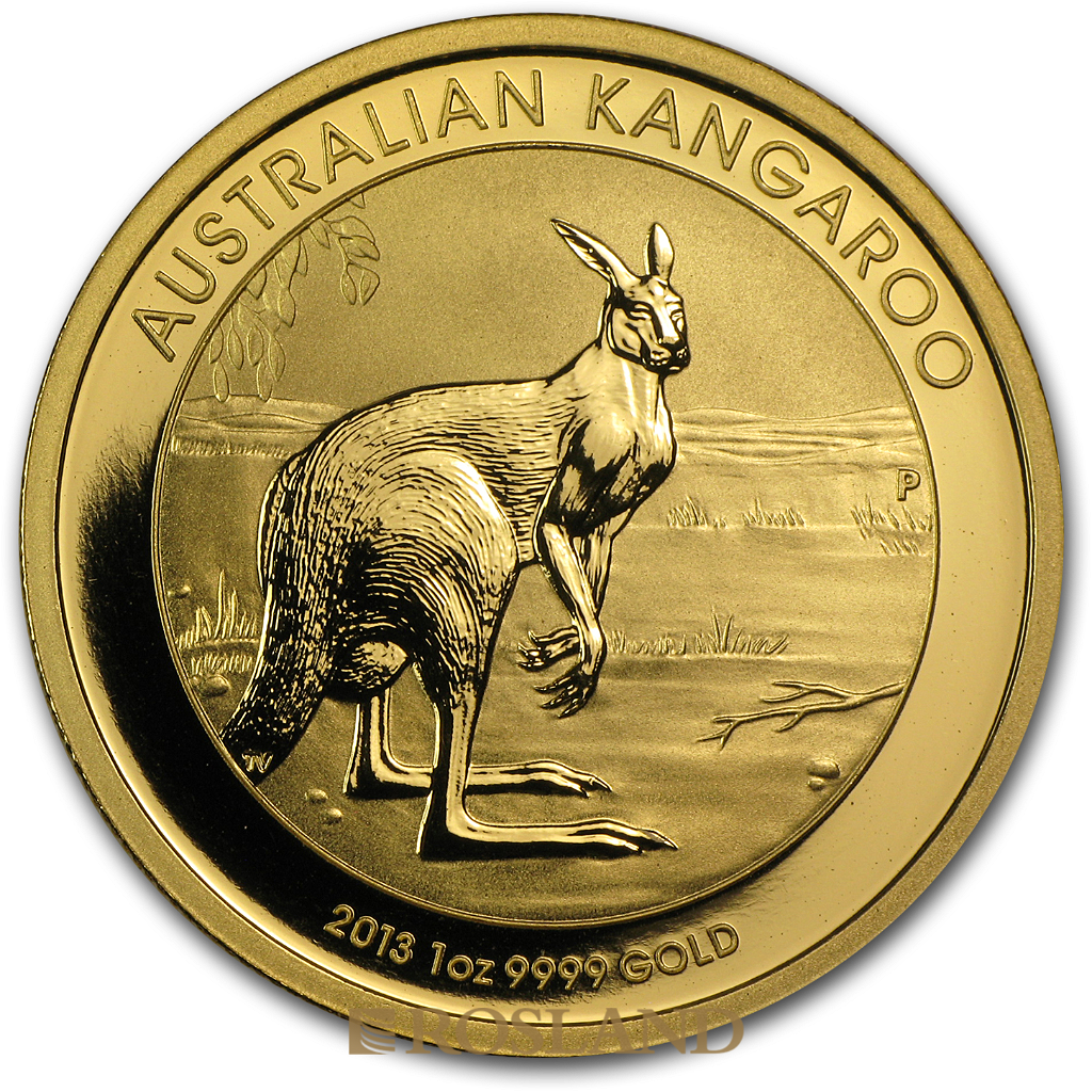 1 Unze Goldmünze Australien Känguru 2013