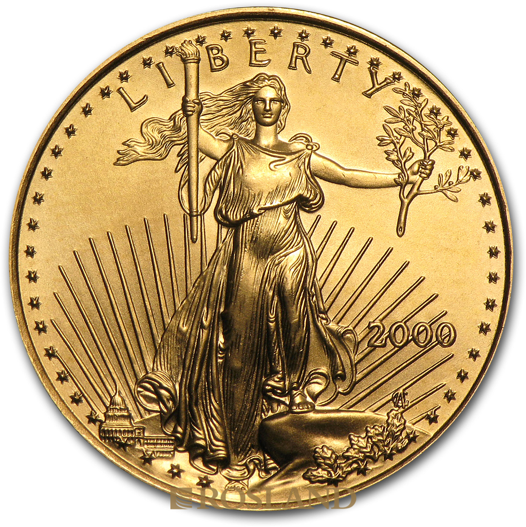 1/4 Unze Goldmünze American Eagle 2000