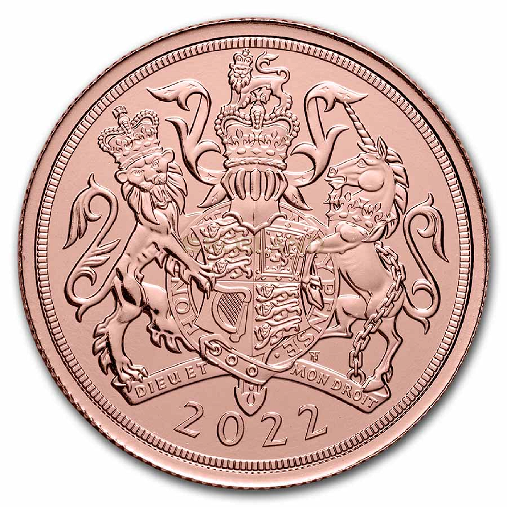 2 Sovereign Goldmünze Großbritannien 2022