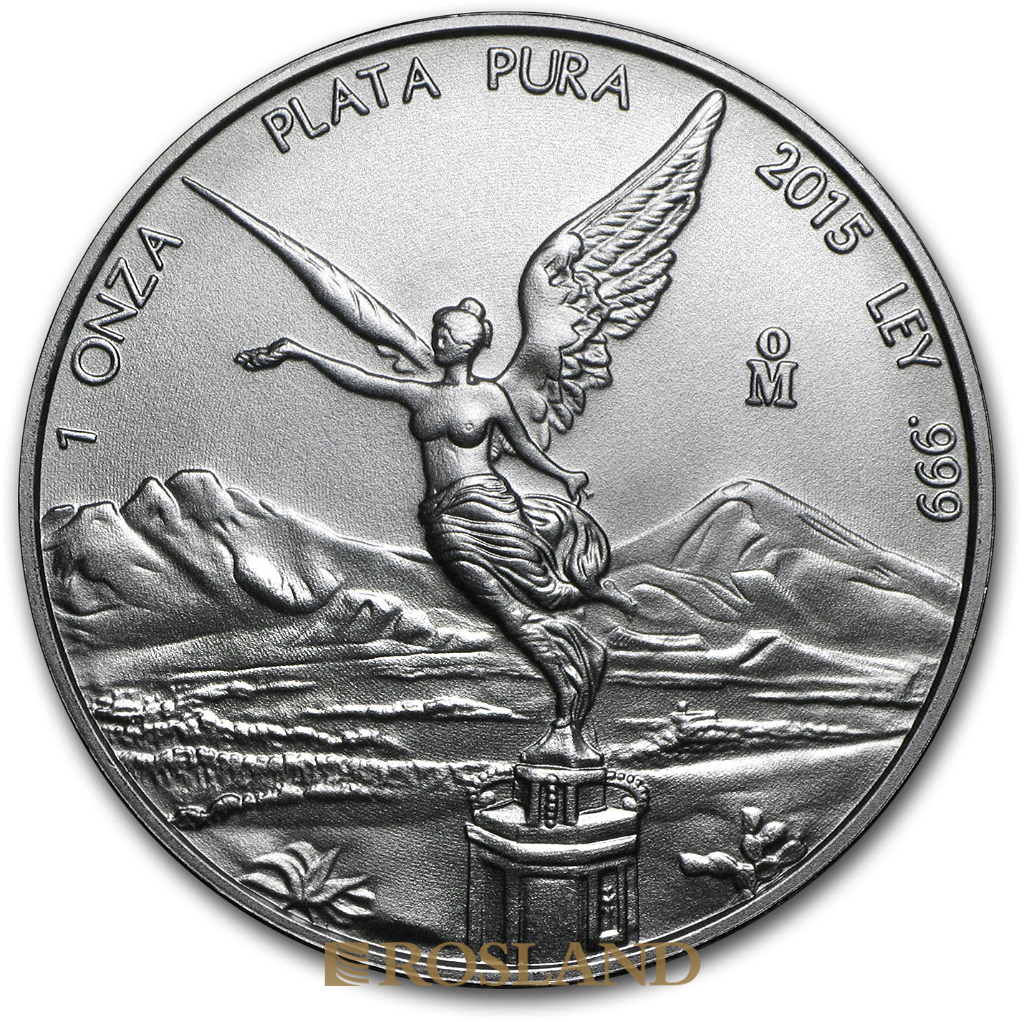 1 Unze Silbermünze Mexican Libertad 2015