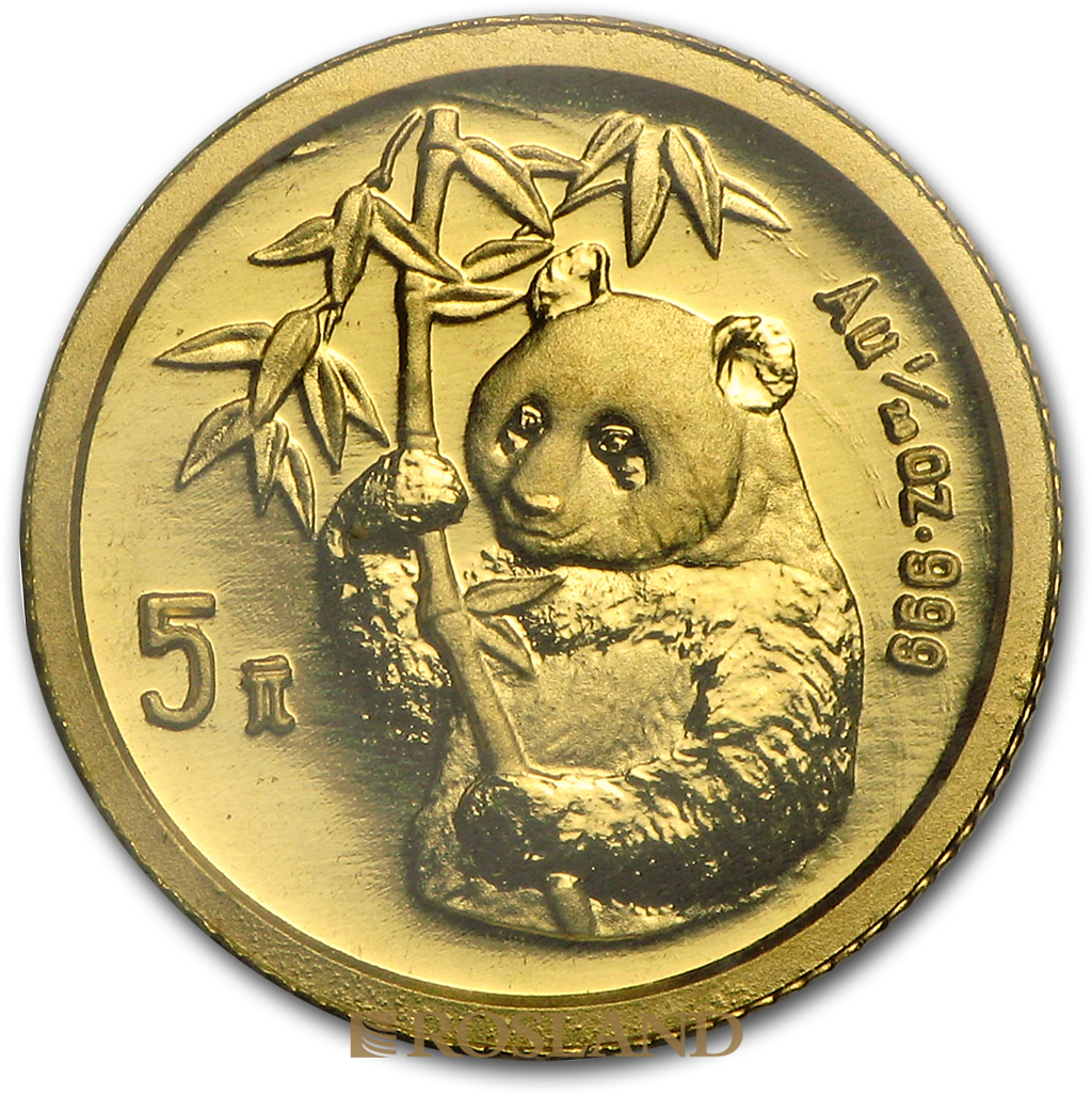 1/20 Unze Goldmünze China Panda 1995 (Großer Jahrgang)