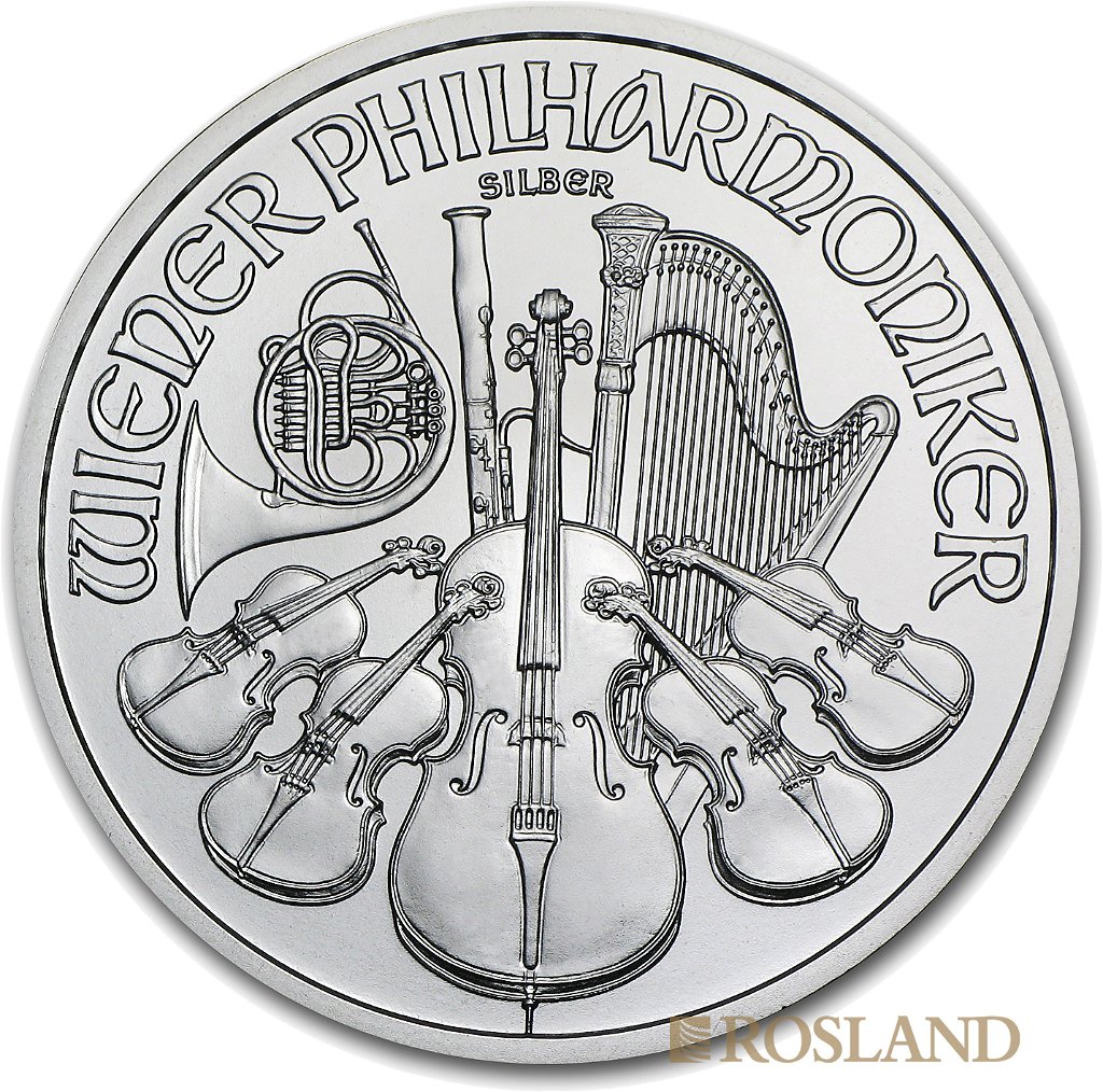 1 Unze Silbermünze Wiener Philharmoniker 2012
