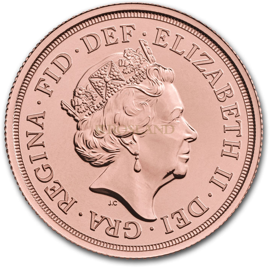 2 Sovereign Goldmünze Großbritannien 2020
