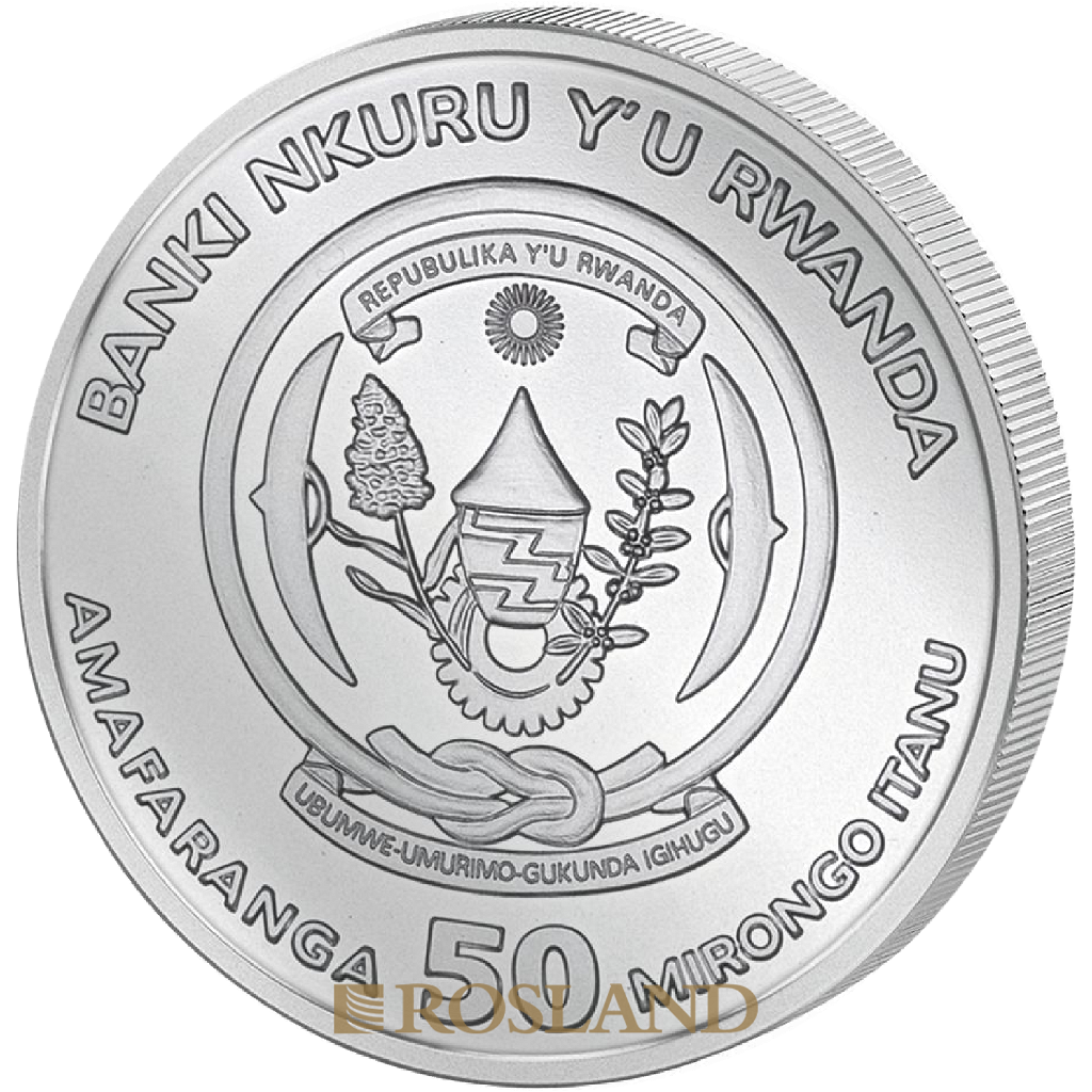 1 Unze Silbermünze Ruanda Nautical Victoria 2019 PP