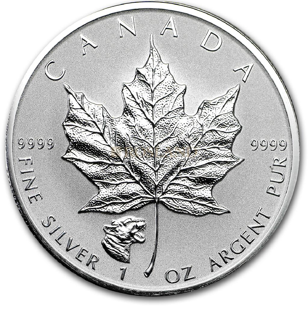 1 Unze Silbermünze Kanada Maple Leaf Puma 2017 PP (Reverse Proof)