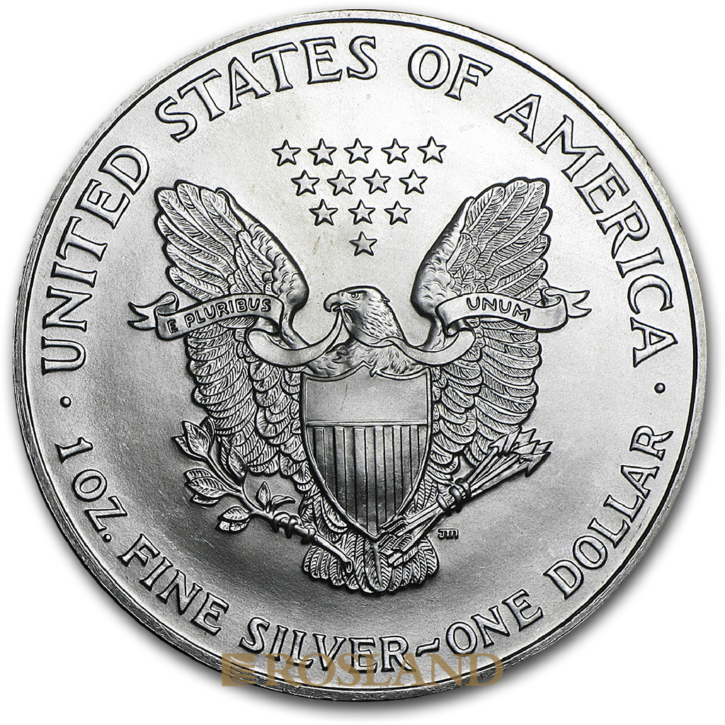 1 Unze Silbermünze American Eagle 1998