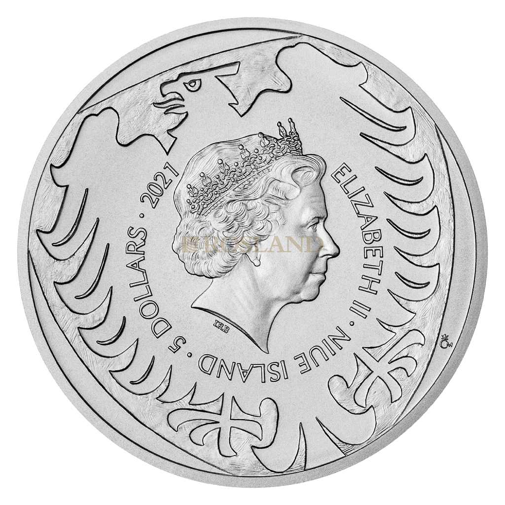 2 Unzen Silbermünze Tschechischer Löwe 2021