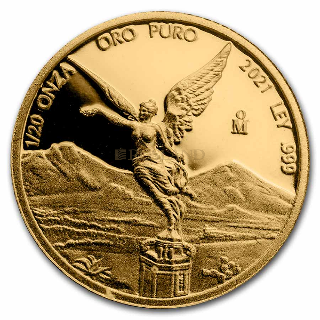 1,9 Unzen 5 Goldmünzen Set Mexican Libertad 2021 PP (Box, Zertifikat)