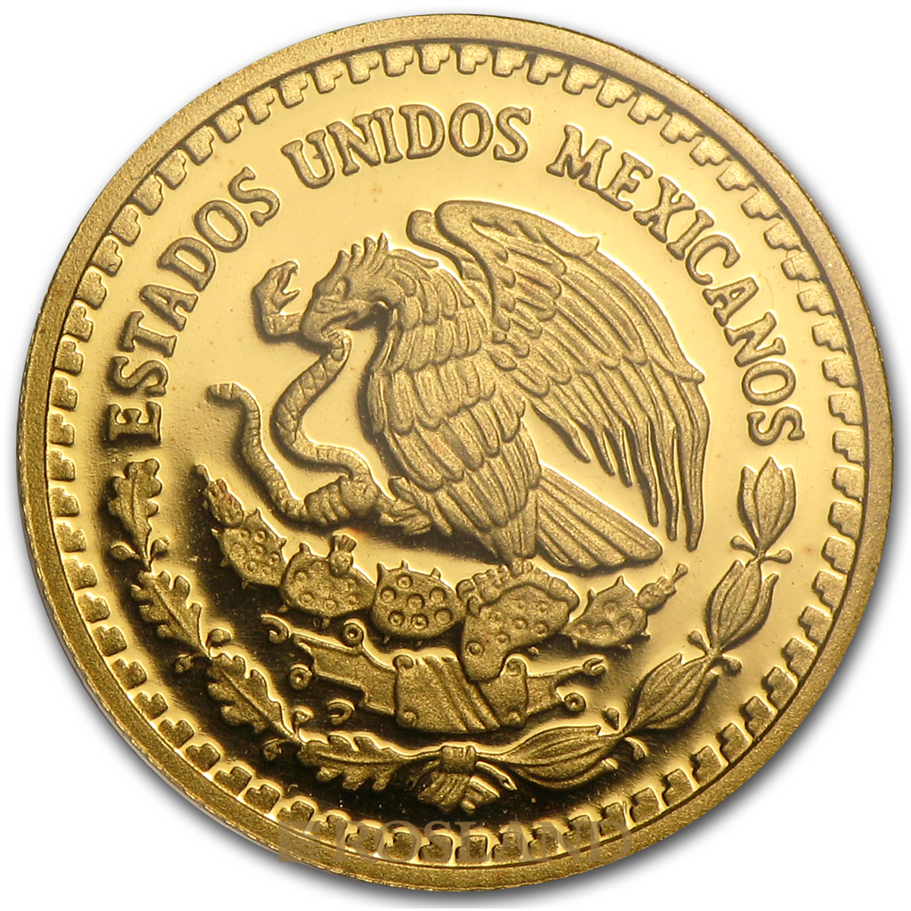 1,9 Unzen 5 Goldmünzen Set Mexican Libertad 2008 PP (Box, Zertifikat)