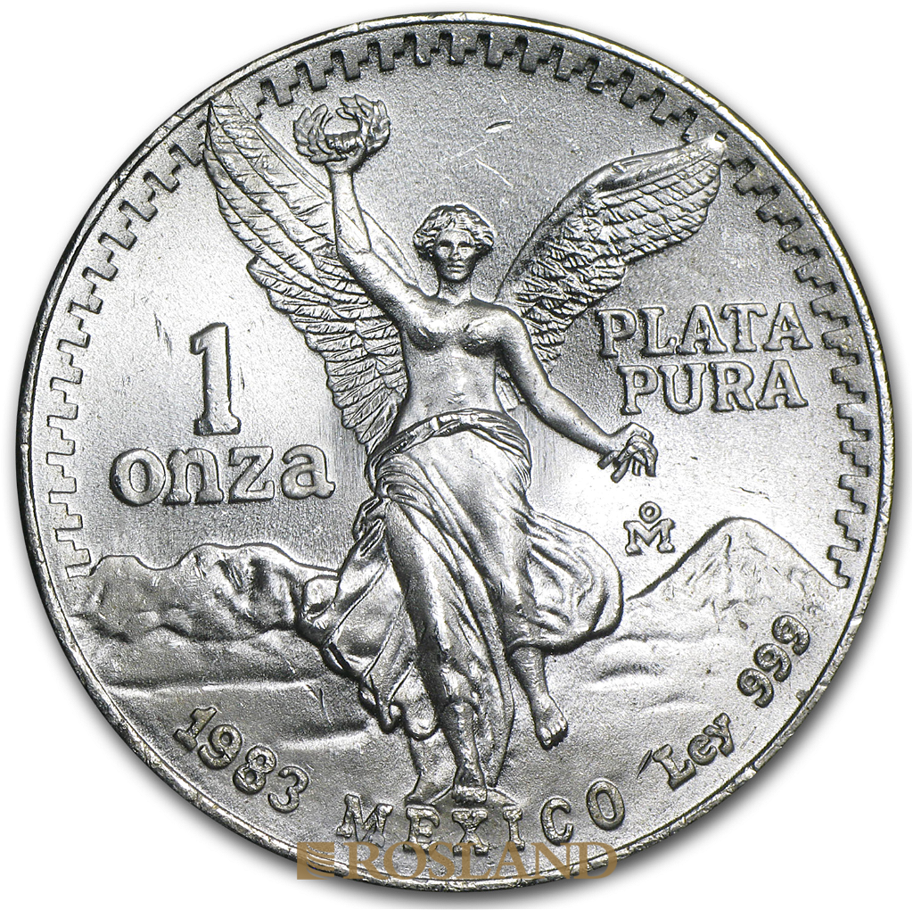 1 Unze Silbermünze Mexican Libertad 1983