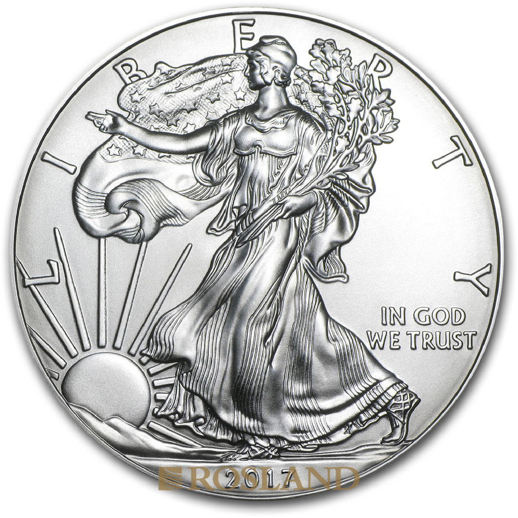 1 Unze Silbermünze American Eagle 2017