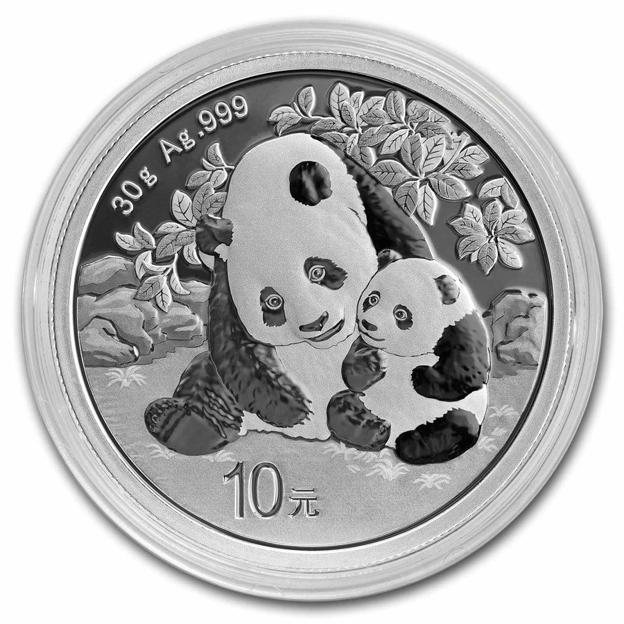30 Gramm Silbermünze China Panda 2024
