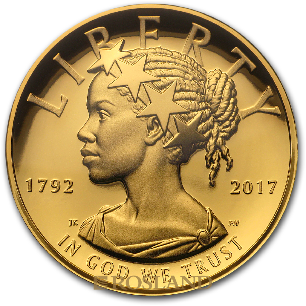 1 Unze Goldmünze American Liberty 2017 PP PCGS PR-70 (HR, DCAM, FS)