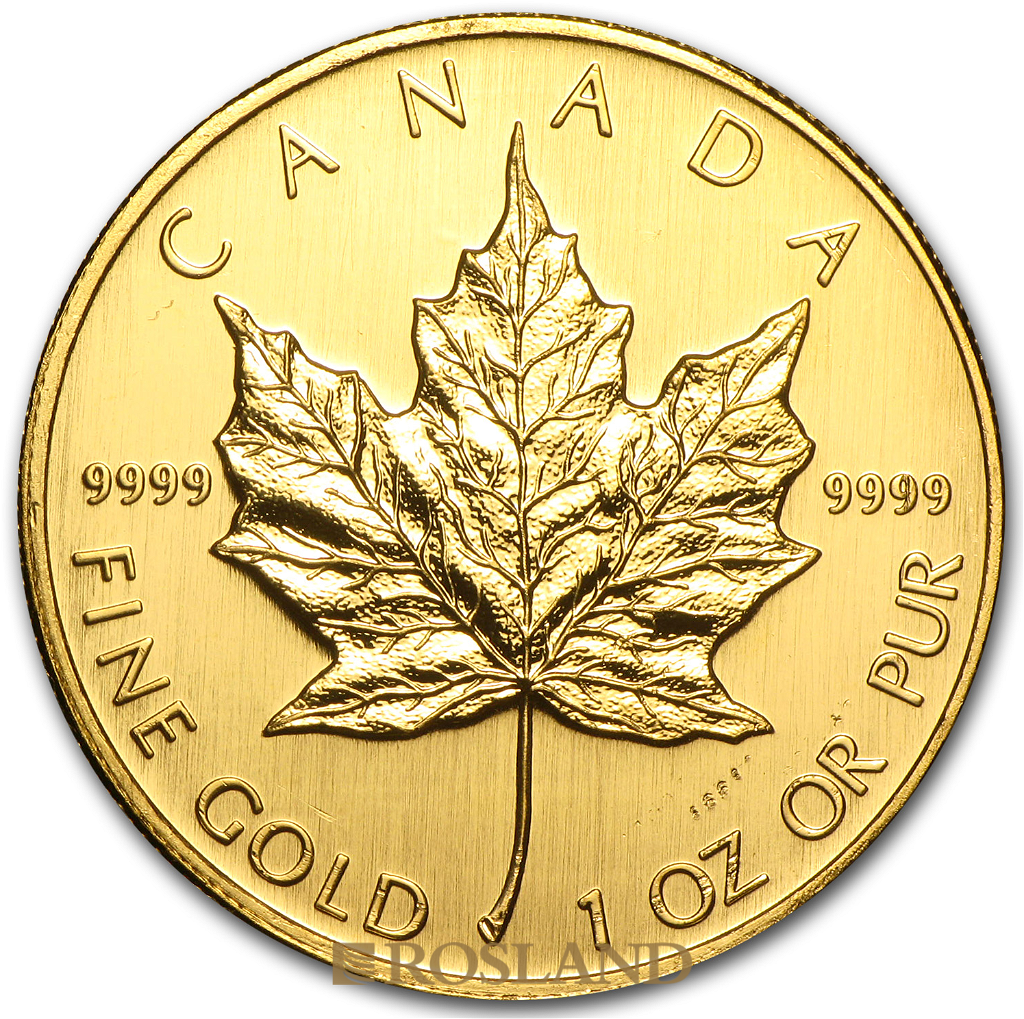 1 Unze Goldmünze Kanada Maple Leaf 2007