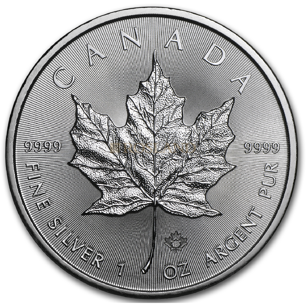 1 Unze Silbermünze Kanada Maple Leaf 2018
