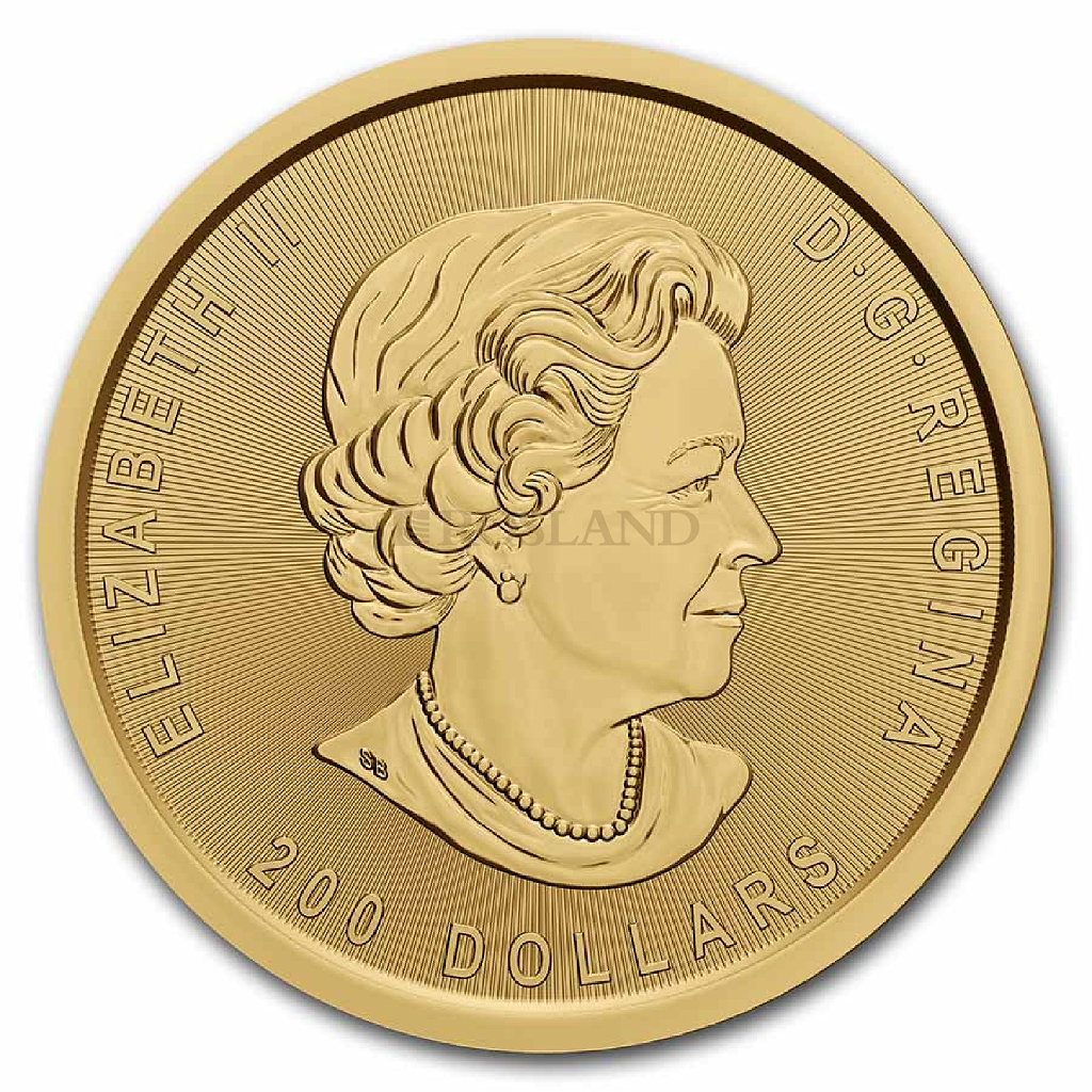 1 Unze Goldmünze Klondike Goldrausch 2021 (.99999 Gold, Blister)