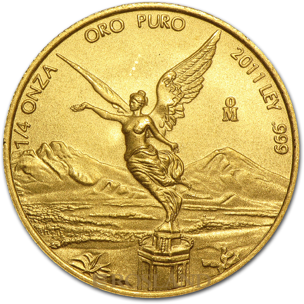 1/4 Unze Goldmünze Mexican Libertad 2011