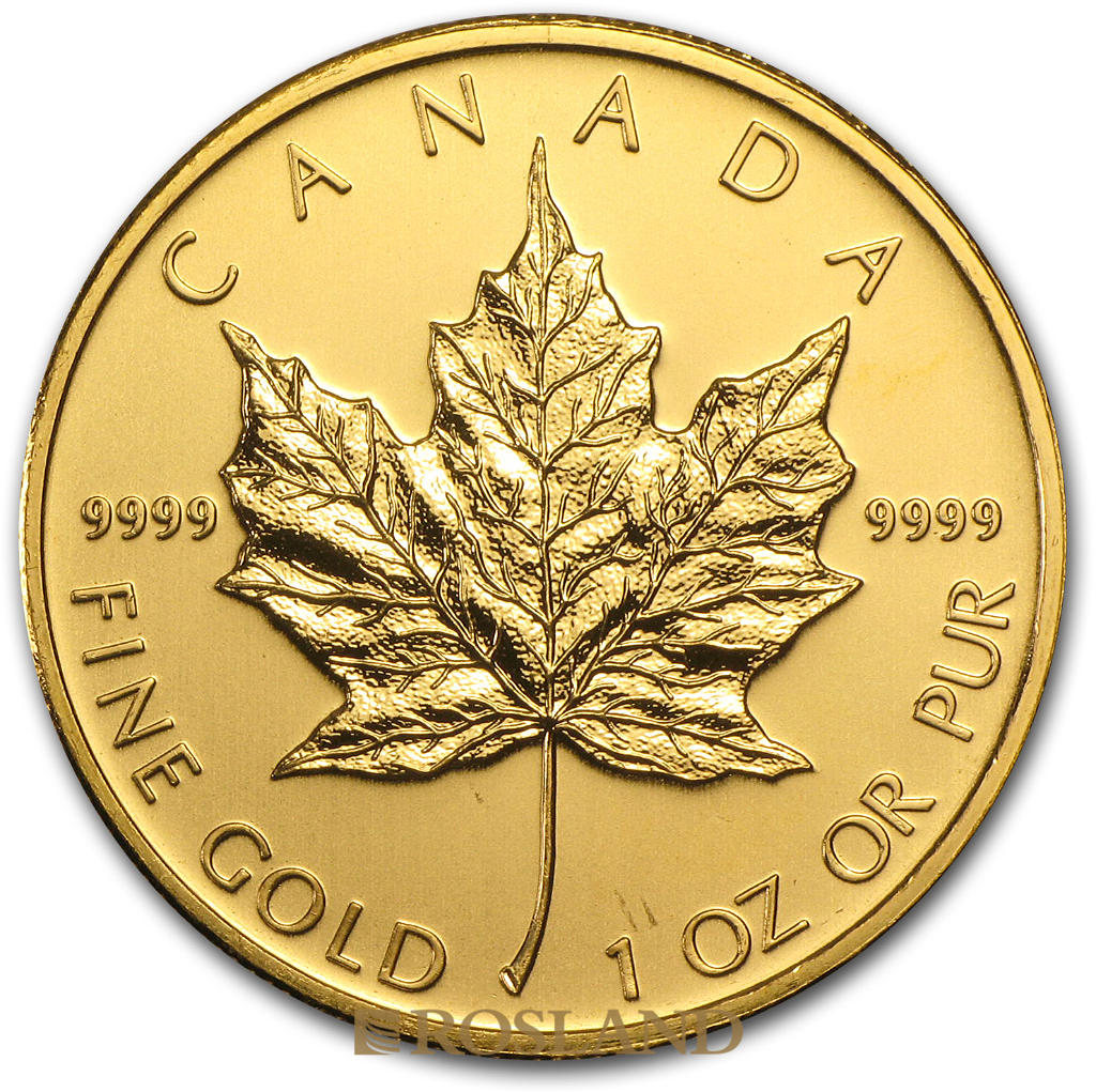1 Unze Goldmünze Kanada Maple Leaf 2009
