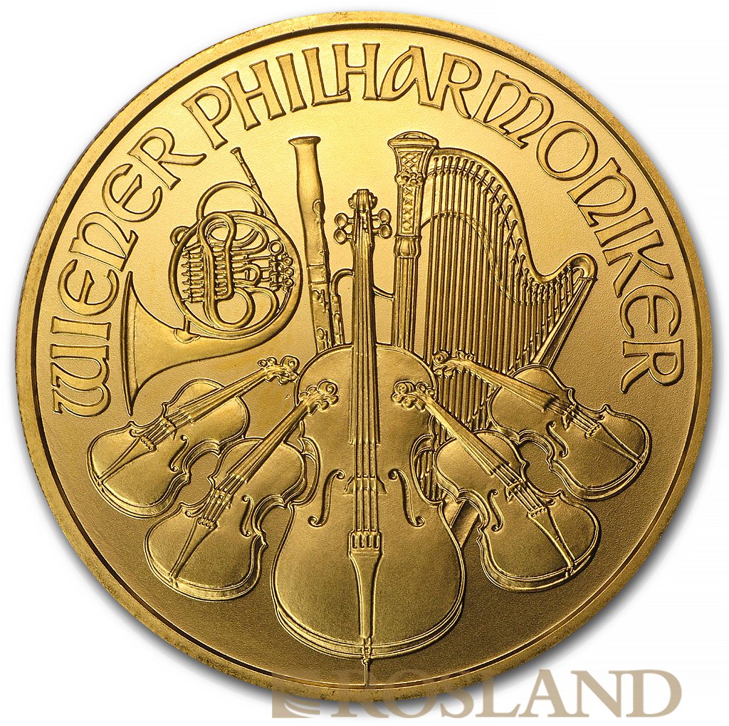 1 Unze Goldmünze Wiener Philharmoniker 2002