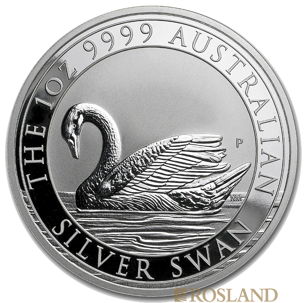 1 Unze Silbermünze Australien Schwan 2017