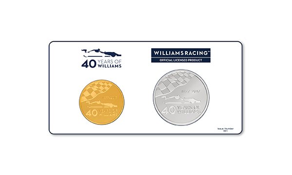 5 Unzen 40 Jahre Williams Formel 1® Set 2017 PP (Box, Zertifikat)