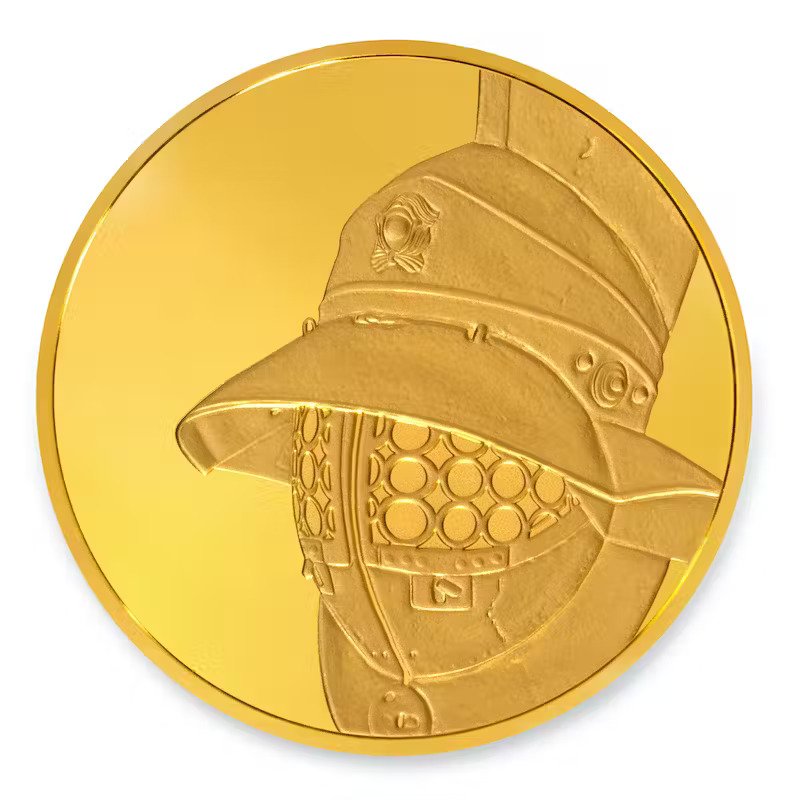 1 Kilogramm Goldmünze PAMP Britisches Roman Gladiator Helmet 2022 PP (Box, Zertifikat)