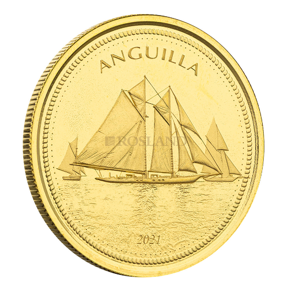 1 Unze Goldmünze EC8 Anguilla Sailing Regatta 2021 (Blister, Zertifikat)