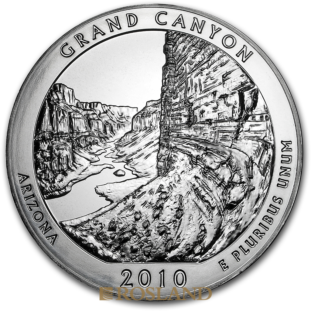 5 Unzen Silbermünze ATB Grand Canyon National Park 2010